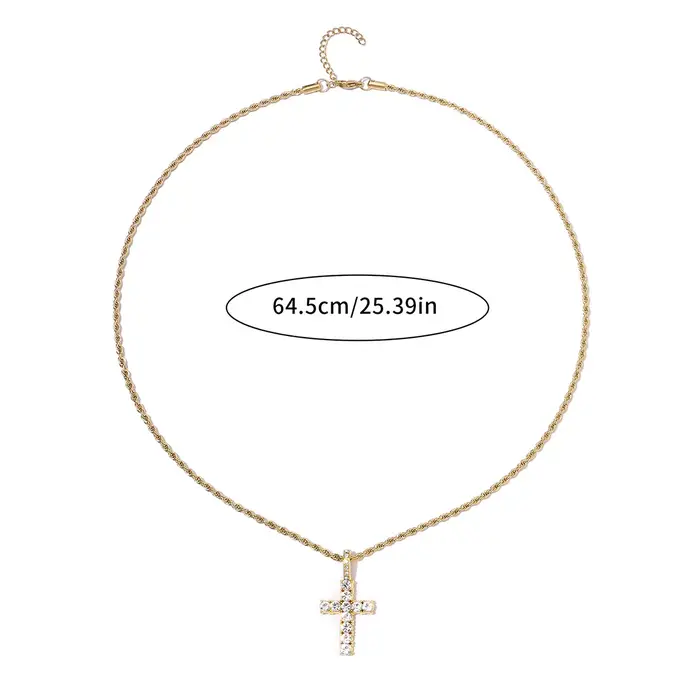Collier croix pour hommes
