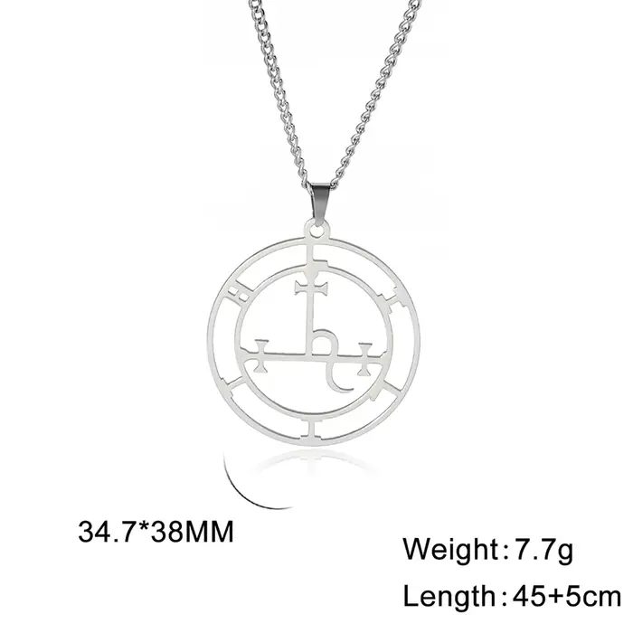 VASSAGO Sigil de Lilith collier Lilith Sigil Hecate déesse pendentif Lucifer satanique Lilith symbol