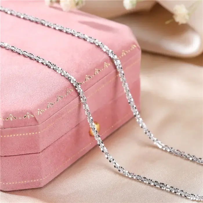 Collier en argent Sterling S925 authentique